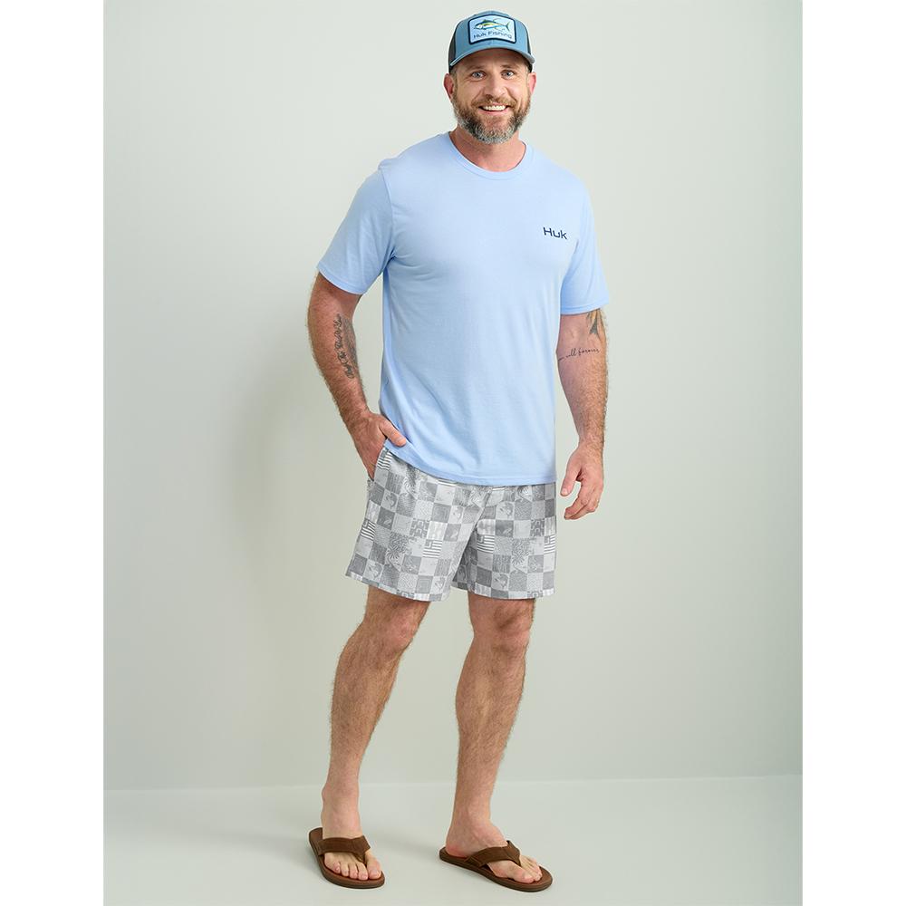 HUK KC BADGE SERIES TEE WINDSURFER SS XL