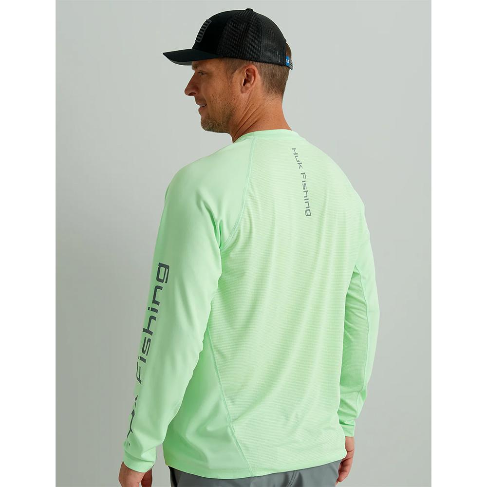 HUK ICON LS CREW PATINA L