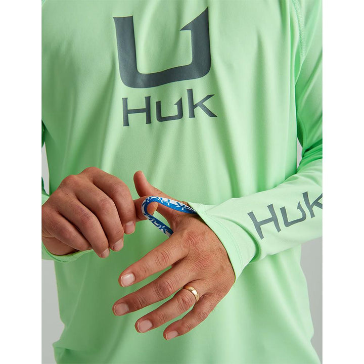 HUK ICON LS CREW PATINA XL
