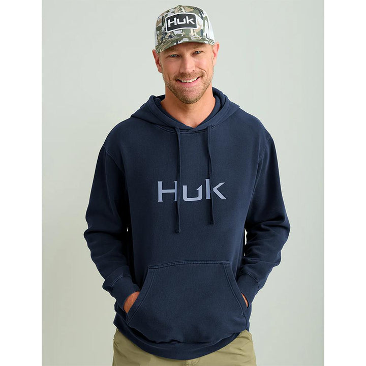 Huk Hukd Up Logo Hoodie Naval Academy Mens Long Sleeve Lightweight S Size