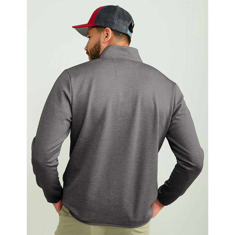Huk Coldfront Performance 1/4 Zip Long Sleeve Shirt Volcanic Ash Heather XL Soft