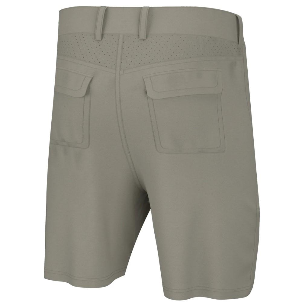 Huk Next Level 7 Inch Shorts Khaki Lightweight Quick Dry Outdoor Apparel M Size