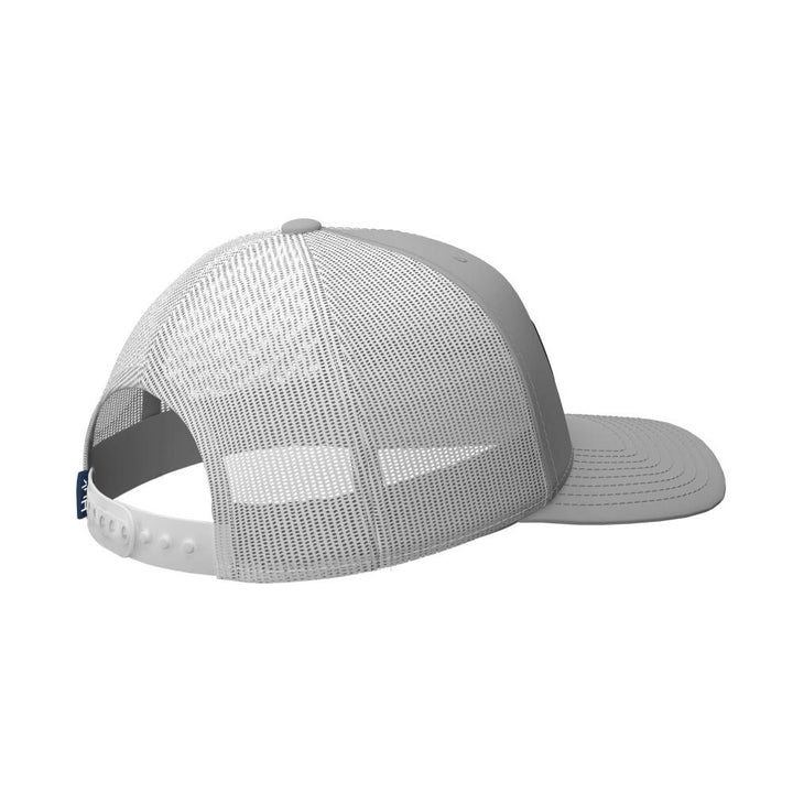Huk and Bars Trucker Hat Harbor Mist Structured Snapback Mid Profile