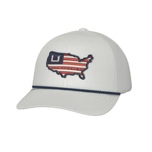 Load image into Gallery viewer, Huk American Rope Hat Lightweight Durable Stylish White Outdoor Fishing Gear
