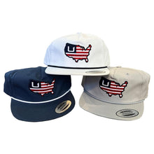 Load image into Gallery viewer, Huk American Rope Hat Lightweight Durable Stylish White Outdoor Fishing Gear
