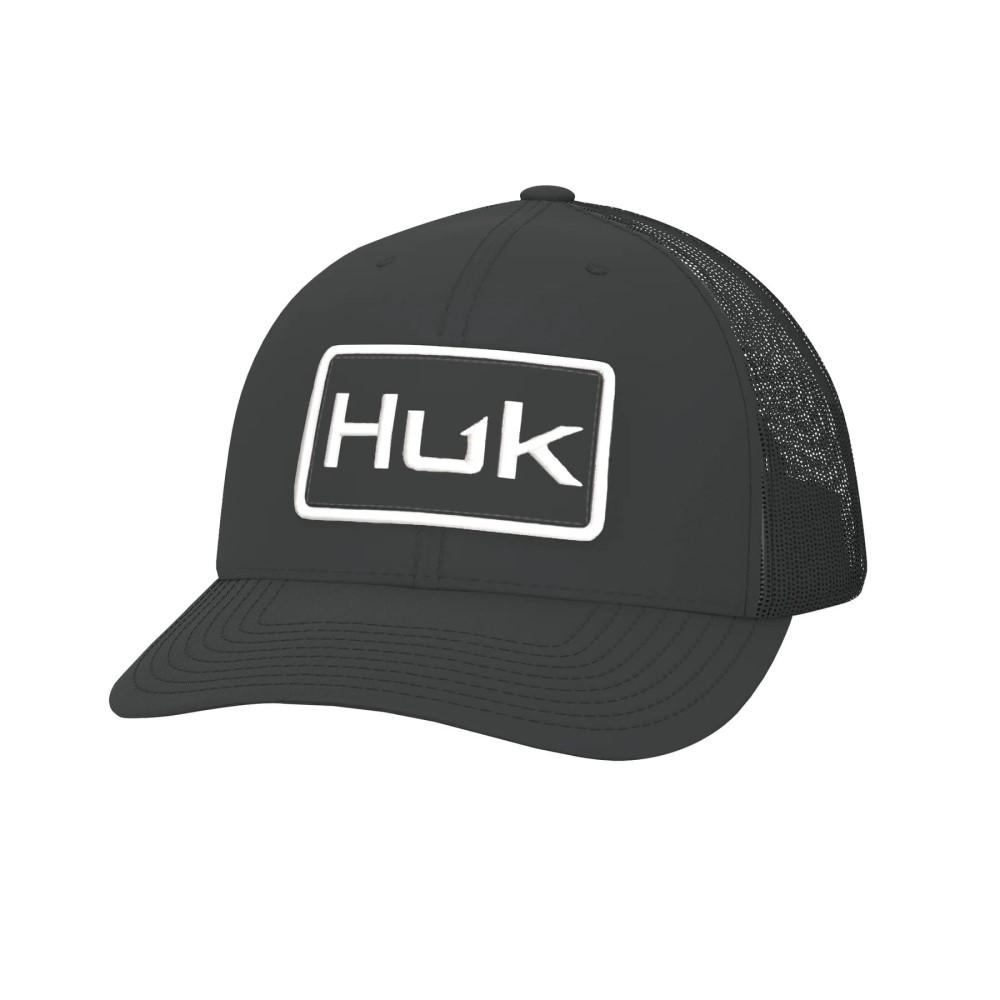 HUK HUK LOGO TRUCKER BLACK