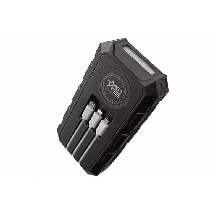 AGM Solar Powerbank Wireless Charger 30000 mAh Rugged Portable Battery Pack