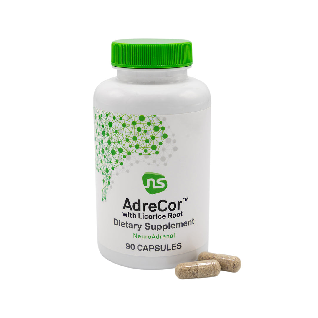 NeuroScience AdreCor with Licorice Root Dietary Supplement 90 Capsules