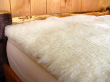 Load image into Gallery viewer, Holy Lamb Organics Fleece Topper Crib Happy Lamb Premium Eco-Wool Natural New

