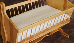 Holy Lamb Organics Bassinet Fitted Sheet Newborns Organic Cotton Fabric New