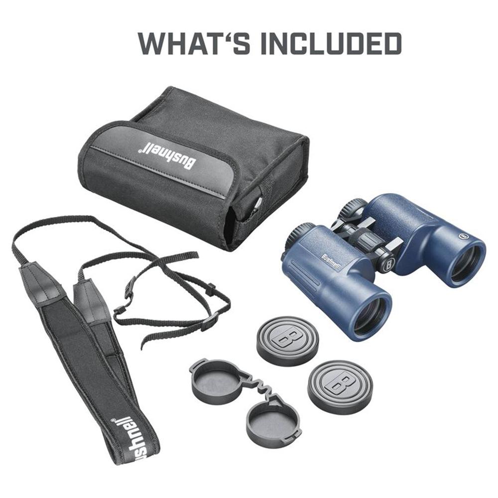 BUSHNELL 10x42mm Dark Blue Porro WP/FP Twist Up Eyecups 6L