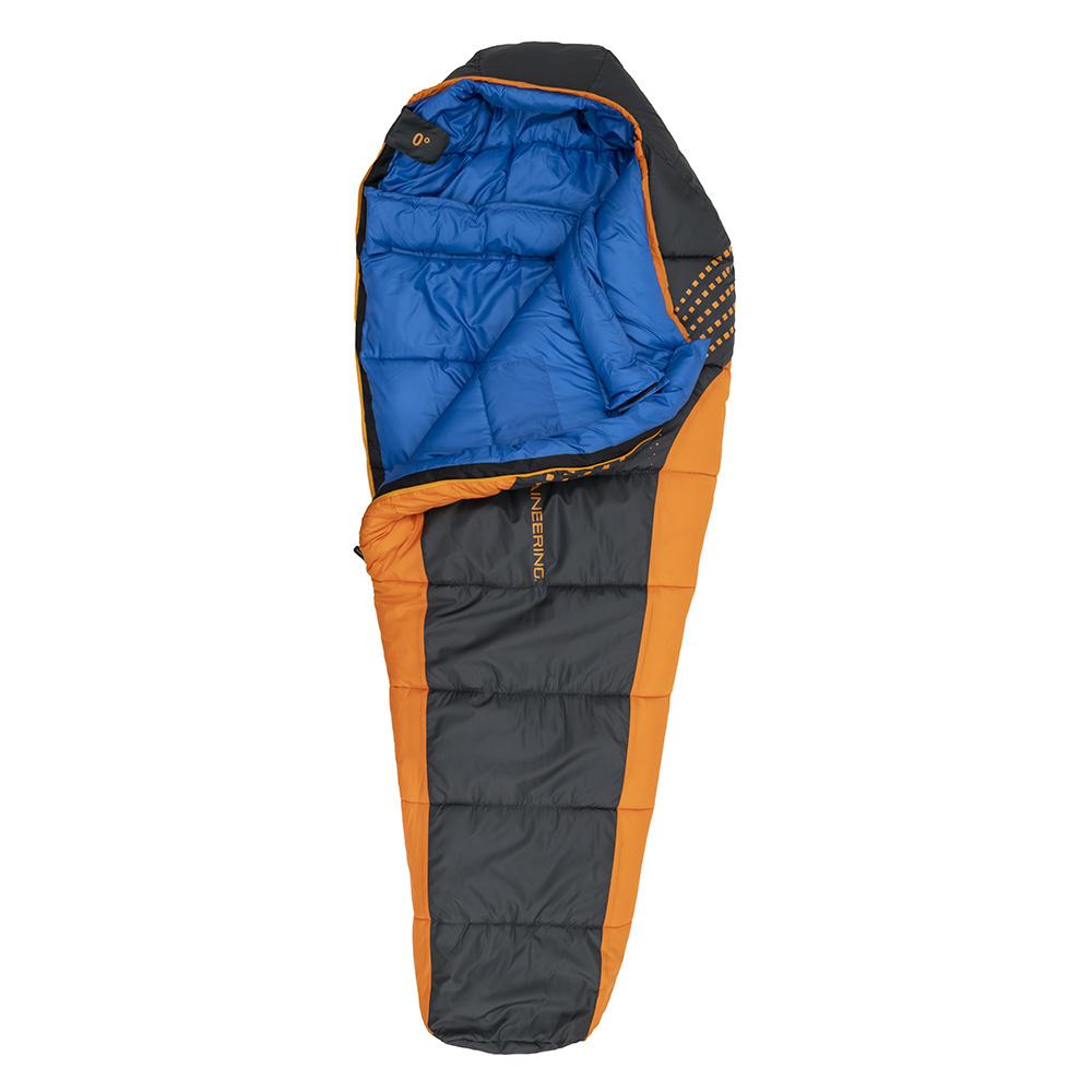Saco de dormir Alps Mountaineering Blaze 0° Regular 32x80 Naranja Carbón Cálido