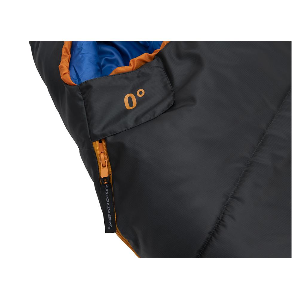 Saco de dormir Alps Mountaineering Blaze 0° Regular 32x80 Naranja Carbón Cálido