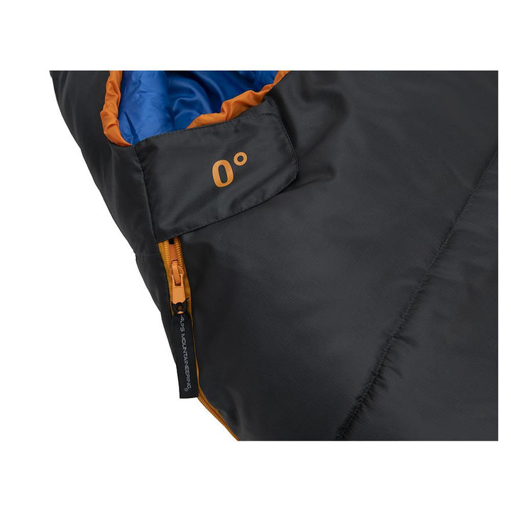 Saco de dormir Alps Mountaineering Blaze 0° Regular 32x80 Naranja Carbón Cálido