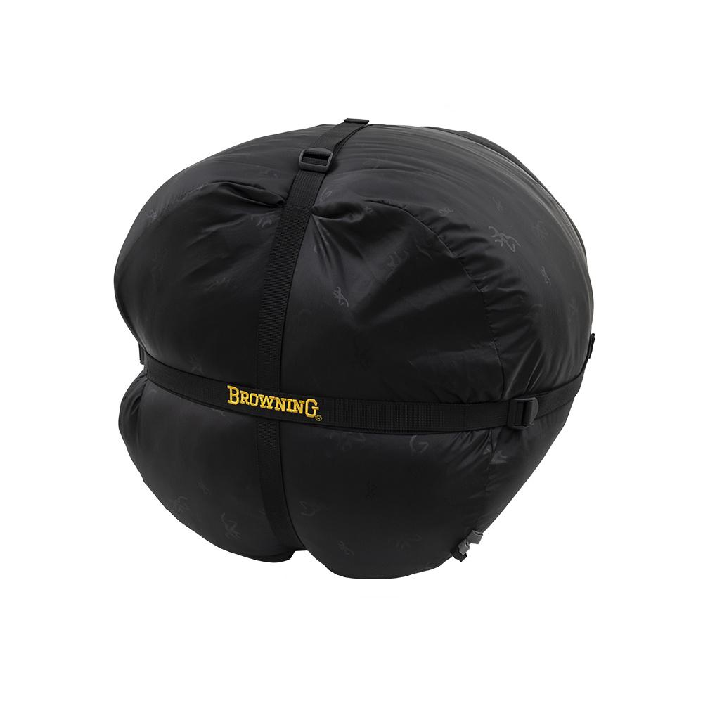 Saco de dormir Browning Camping McKinley 0 Degree, 91 x 228 cm, gris, cálido y cómodo