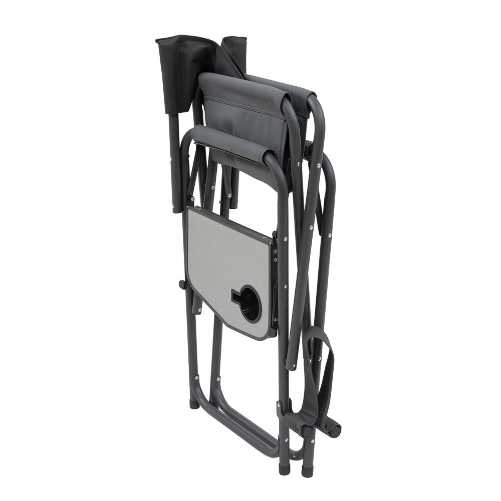 Alps Browning Directors Chair XT Plus Camping Chair Charcoal Grey Folding Seat
