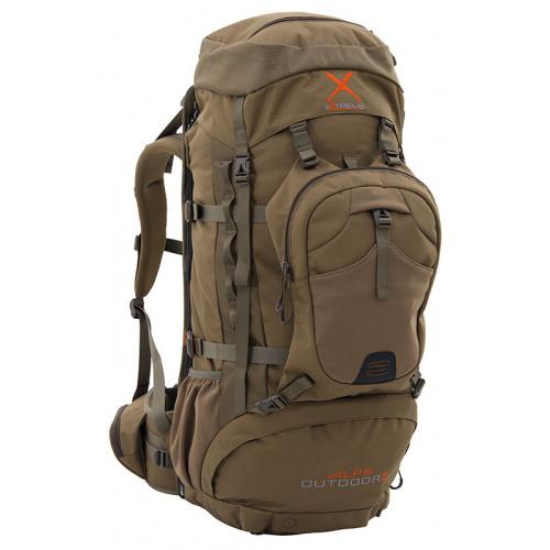 Alps Outdoorz Commander X Plus Pack Coyote Brown 66L Internal Frame Hydration