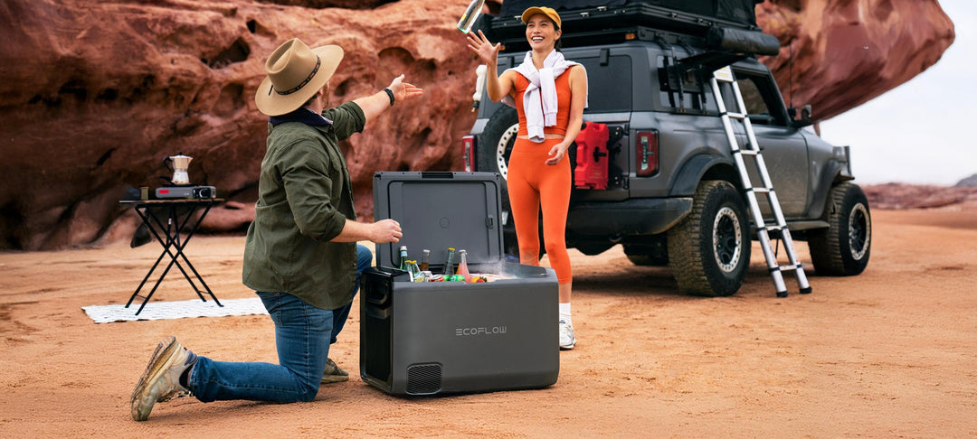 EcoFlow GLACIER Classic 55L Portable Fridge Freezer Without Plug-in Battery