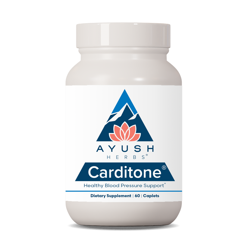 Ayush Herbs Carditone, suplemento ayurvédico para la salud cardíaca, 60 cápsulas