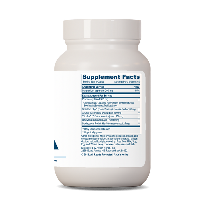 Ayush Herbs Carditone, suplemento ayurvédico para la salud cardíaca, 60 cápsulas