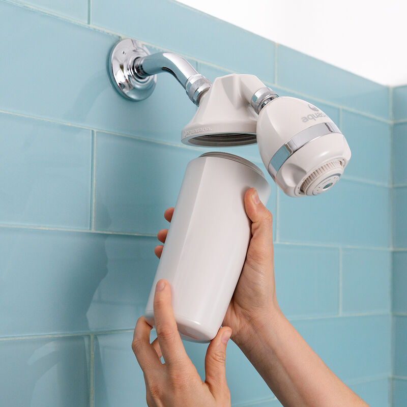 Aquasana AQ-4125C Shower Replacement Chloramines Filter System Reduces Chlorine