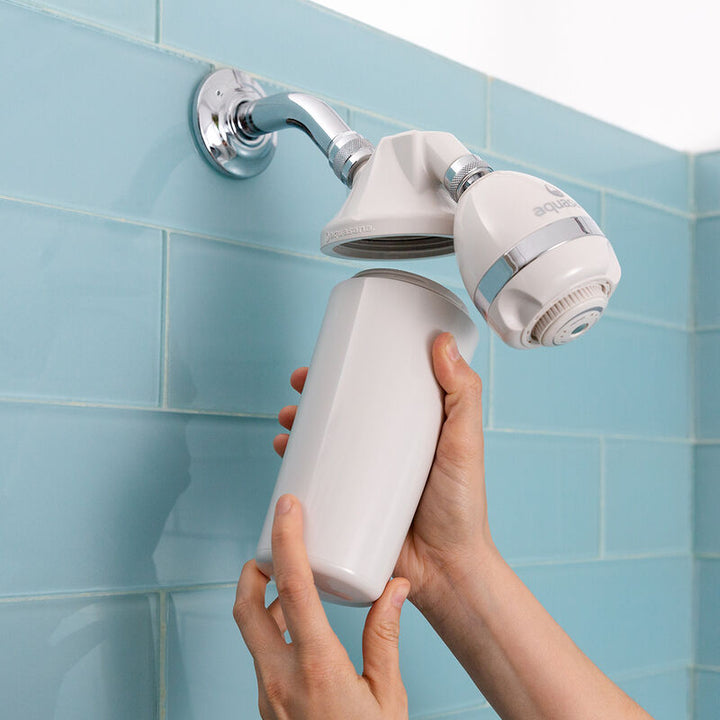 Aquasana AQ-4125C Shower Replacement Chloramines Filter System Reduces Chlorine