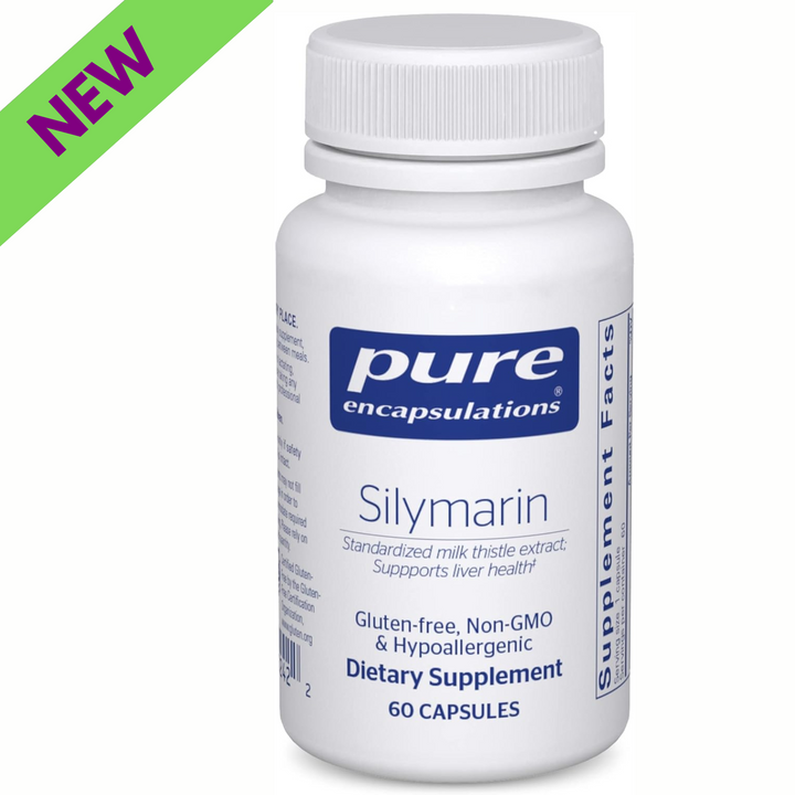 Pure Encapsulations Silymarin Milk Thistle Liver Support Supplement 60 Capsules