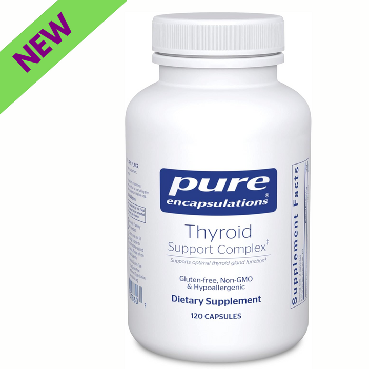 Pure Encapsulations Thyroid Support Complex with Iodine Ashwagandha 120 Caps