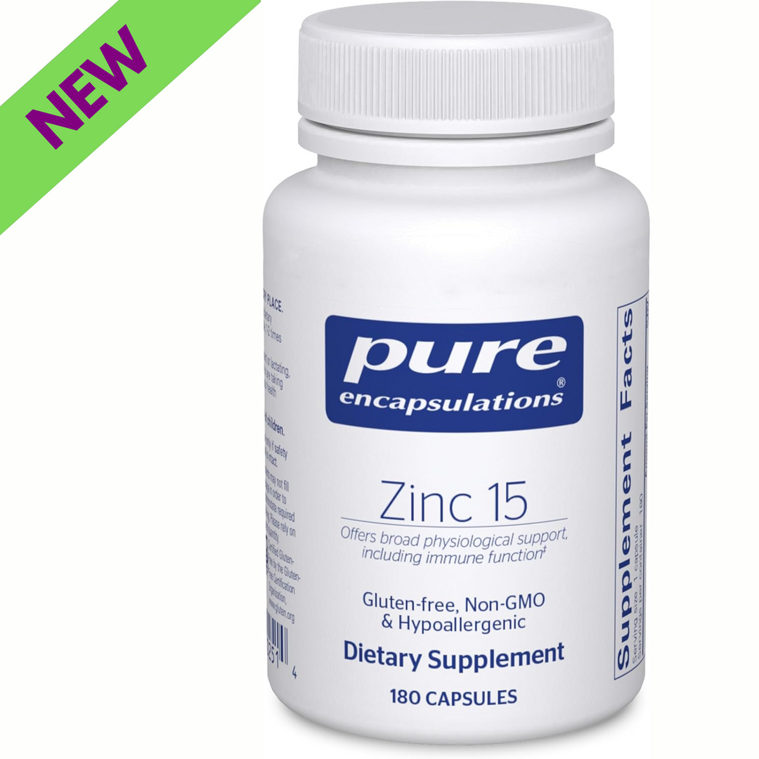 Pure Encapsulations Zinc 15 mg Supports Immune Function Picolinate 180 Capsules
