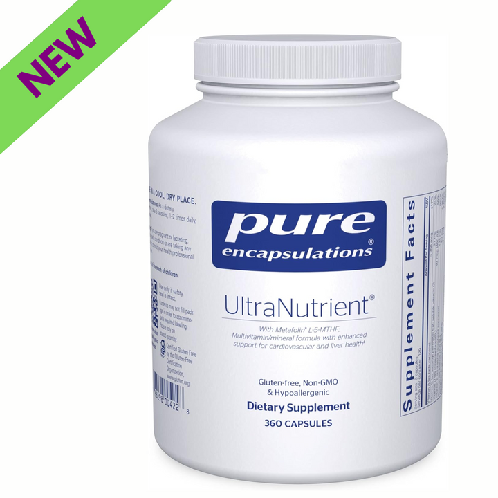 Pure Encapsulations UltraNutrient Multivitamin Heart Liver Support 360 Capsules