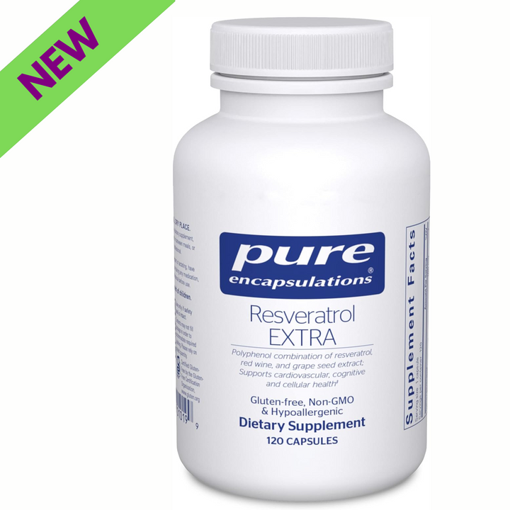 Pure Encapsulations Resveratrol EXTRA Supports Cellular Health 120 Capsules