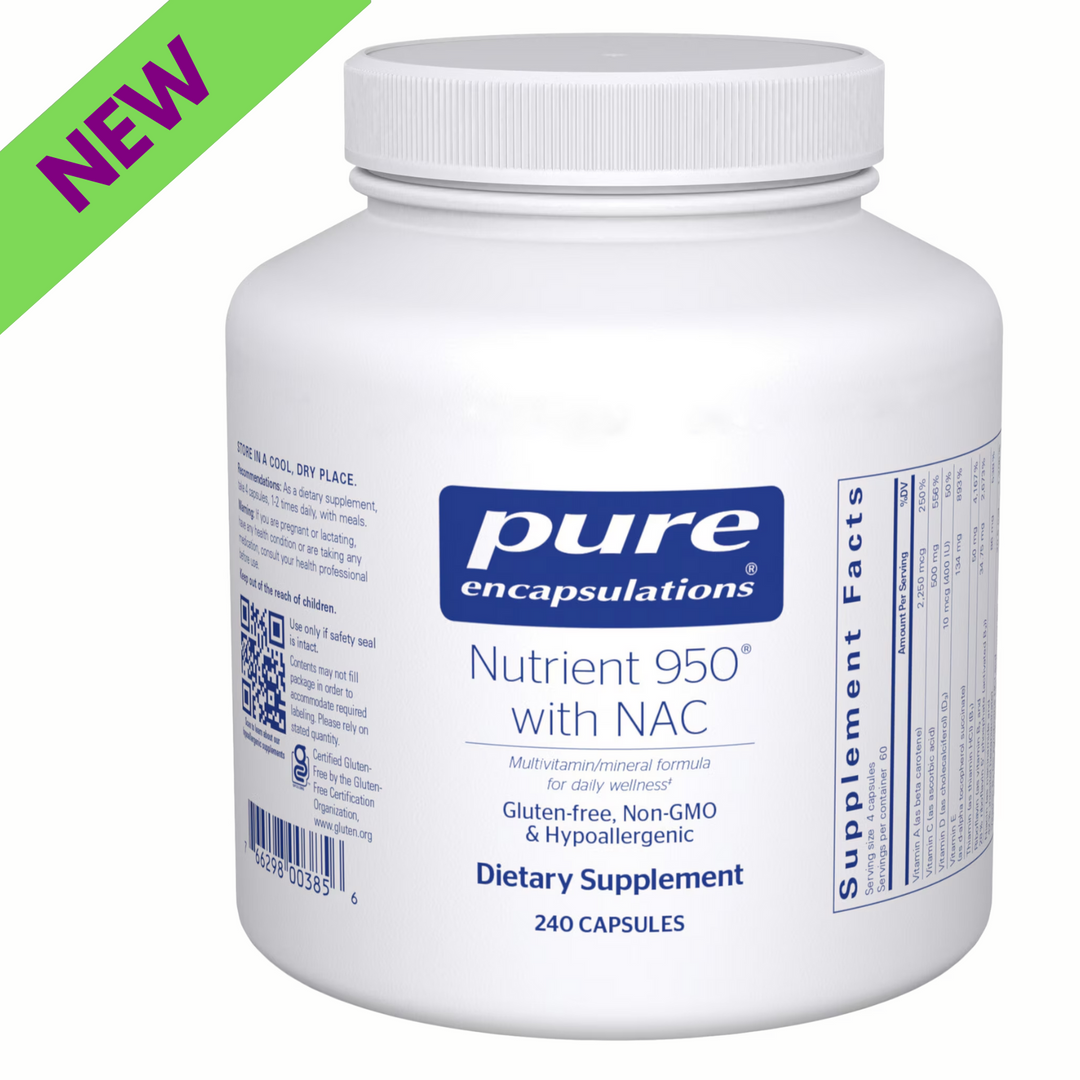 Pure Encapsulations Nutrient 950 with NAC 240 Capsules Multivitamin Mineral