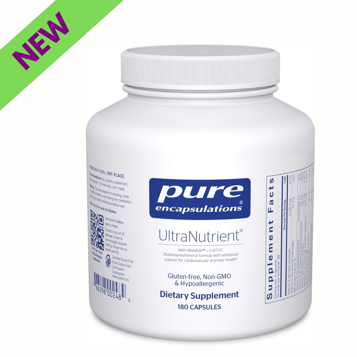 Pure Encapsulations UltraNutrient Multivitamin Heart Liver Support 180 Capsules