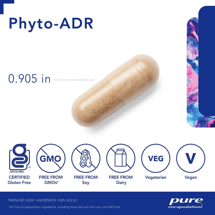 Pure Encapsulations Phyto-ADR Supports Adrenal Function 60 Capsules