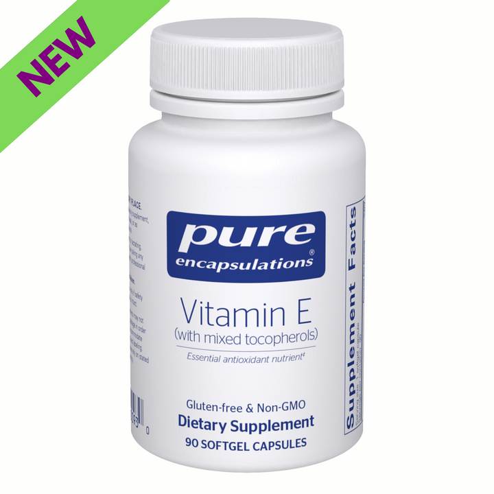 Pure Encapsulations Supports Skin Health Vitamin E 90 Capsules