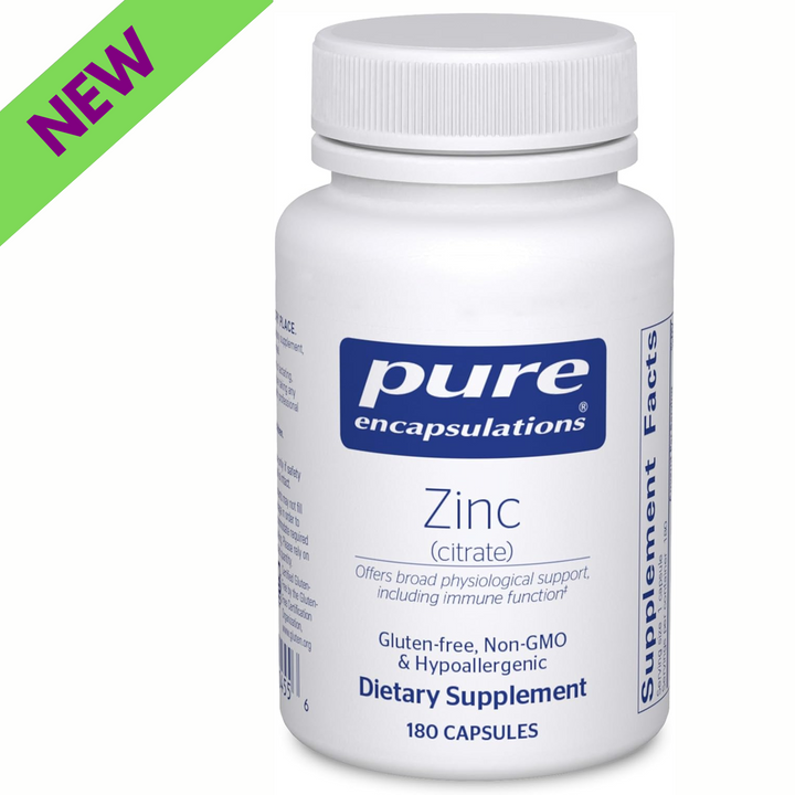 Pure Encapsulations Supports Immune Function Zinc Citrate 180 Capsules