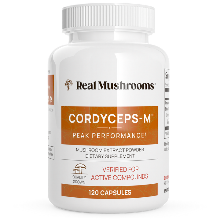 Cápsulas de Cordyceps de hongos reales (120 unidades) para reforzar el sistema inmunitario. Veganas.
