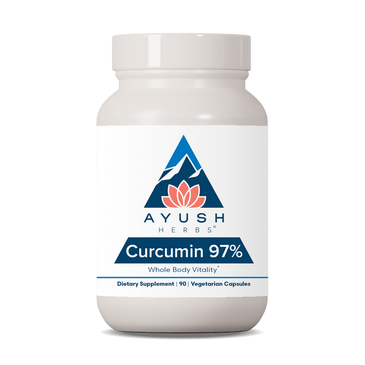 Ayush Herbs Curcumin 97% Herbal Turmeric Supplement 90 x 250mg Capsules