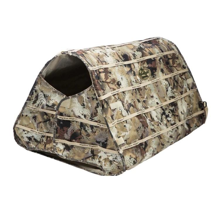 Rig Em Right Outdoors Field Bully Dog Blind Optifade Marsh