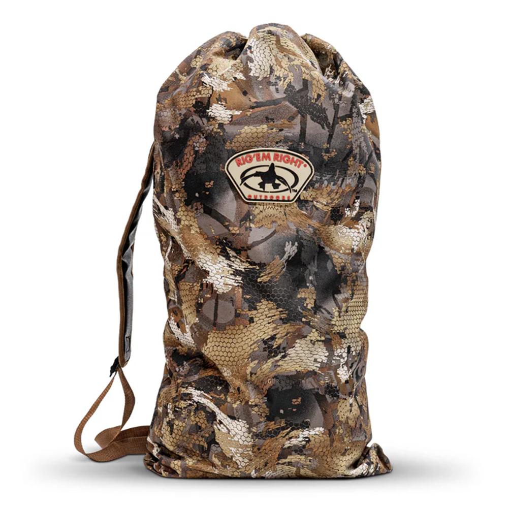Rig Em Right Turkey Decoy Bag Optifade Timber 120 Gallon Capacity Storage