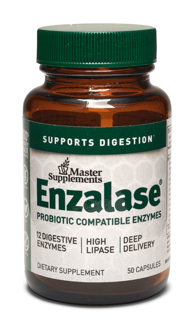 Master Supplements US Enzymes ENZALASE 93 Cápsulas Enzimas compatibles con probióticos