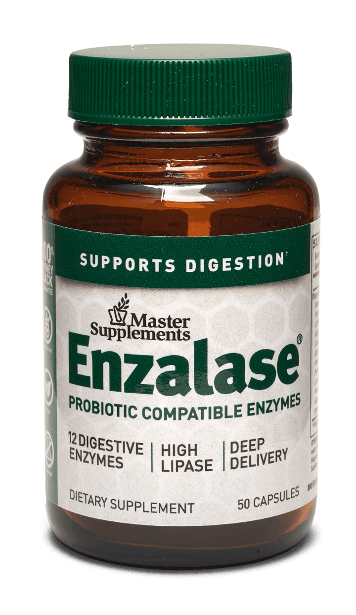 Master Supplements US Enzymes ENZALASE 93 Cápsulas Enzimas compatibles con probióticos