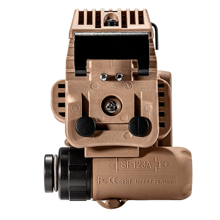 SF HL1 Helmet Light Tan LED Multi Mode Hands Free Illumination