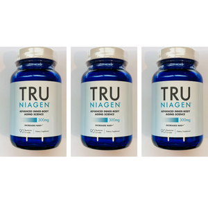 Tru Niagen Boosting Supplement Cellular Energy 300mg 90 Vegetarian Caps 3 PACK