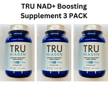 Load image into Gallery viewer, Tru Niagen Boosting Supplement Cellular Energy 300mg 90 Vegetarian Caps 3 PACK
