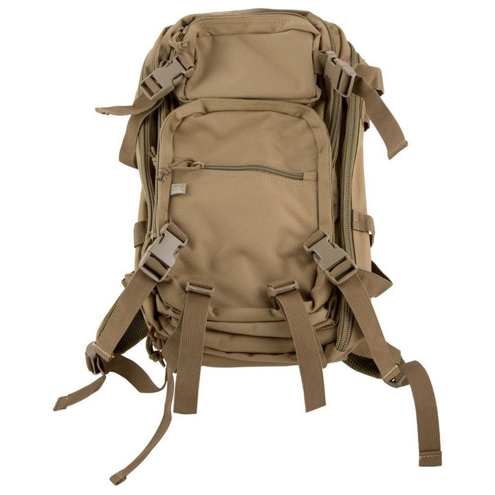 Glock Coyote Tan Backpack Polyester Tactical Range Bag Daypack Laptop