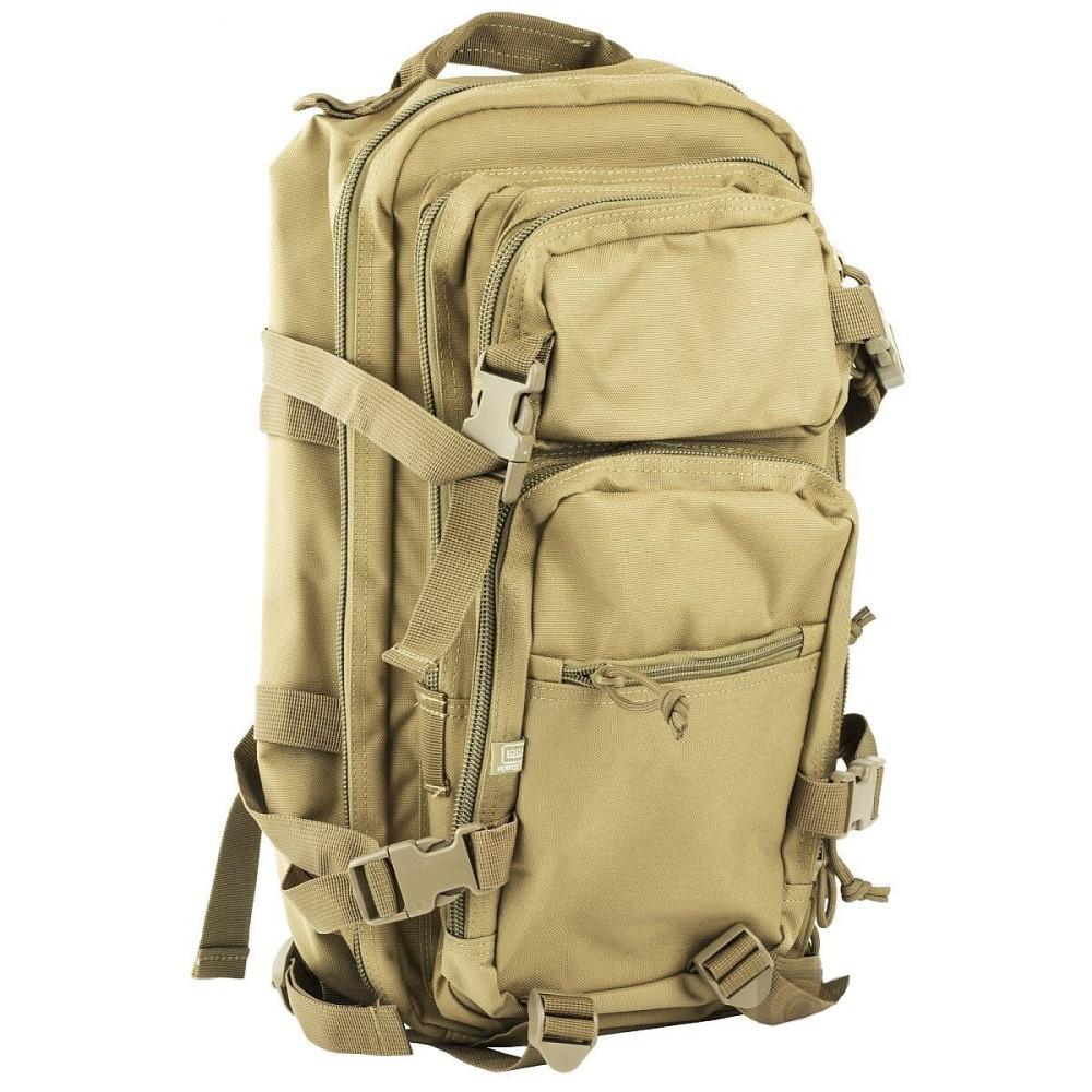 Glock Coyote Tan Backpack Polyester Tactical Range Bag Daypack Laptop