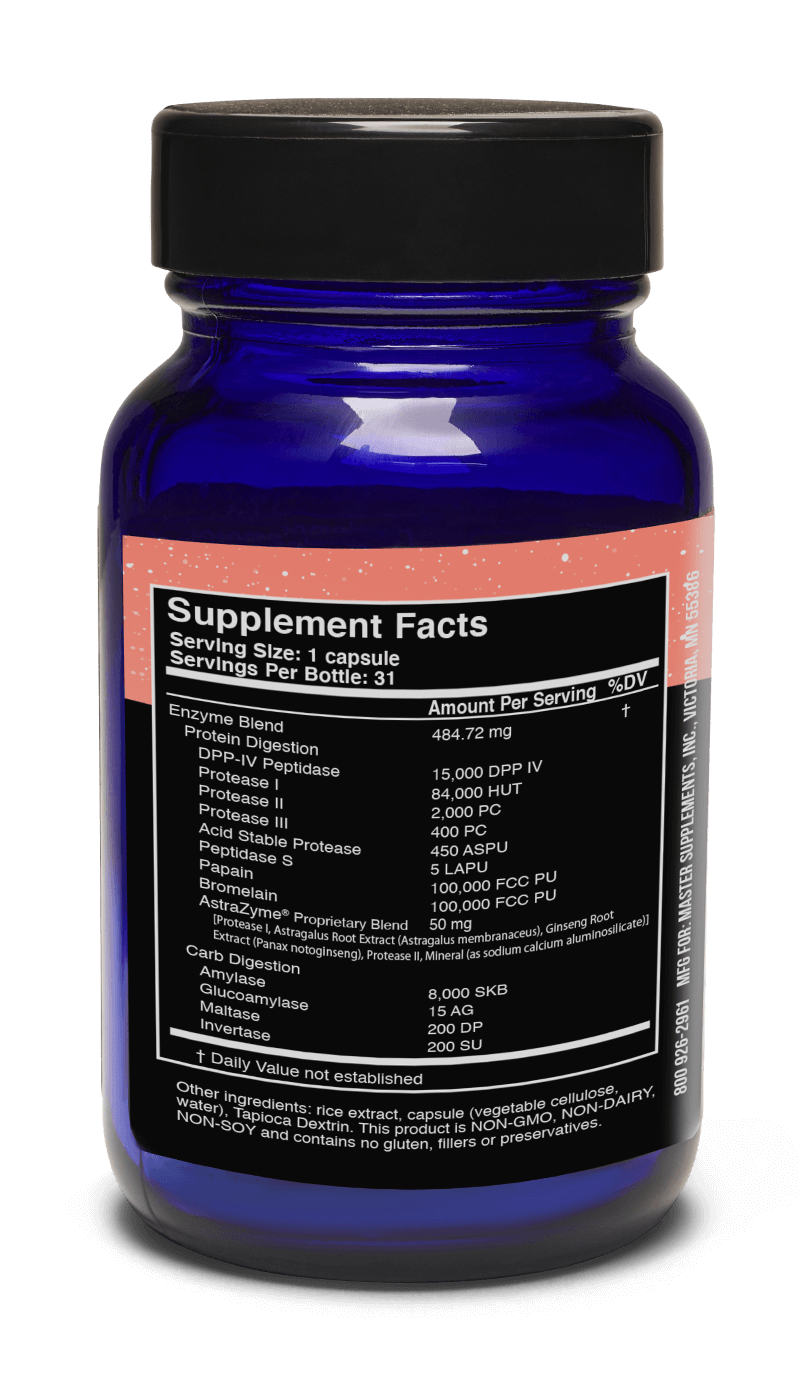 Master Supplements U.S Enzymes GLUTAXYM 31 Vegetarian Capsules