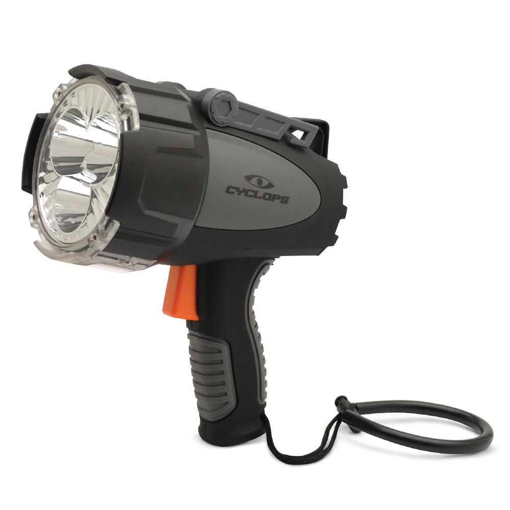 Cyclops Rechargeable Hand Held Spotlight 6000 Lumen Bright Durable Lighting Tool