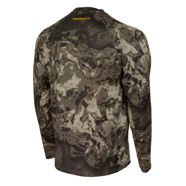 Base Layer Crew Top Veil Canyon Grey XL Breathable Moisture Wicking Wear